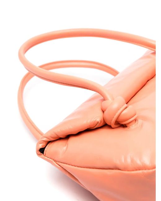 Jil Sander Pink Petit Sac Cabas À Design Matelassé