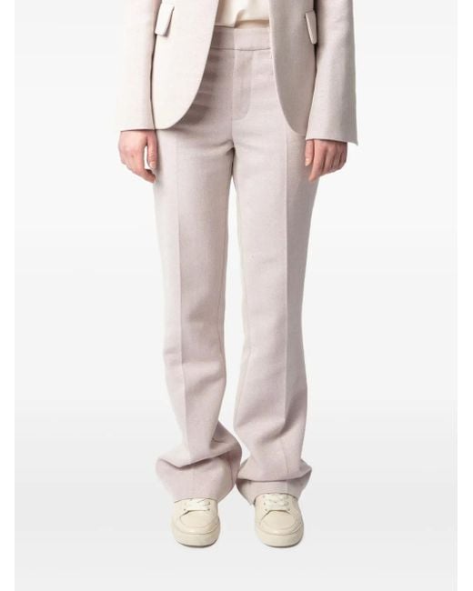 Zadig & Voltaire Pink Tailored Trousers