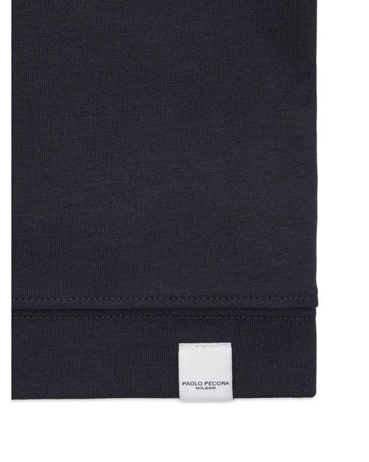 Paolo Pecora Blue Loose-Fit T-Shirt for men