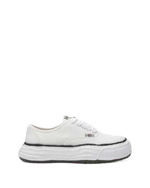 Maison Mihara Yasuhiro White "Baker 26" Og Sole Canvas Low-Top Sneakers for men