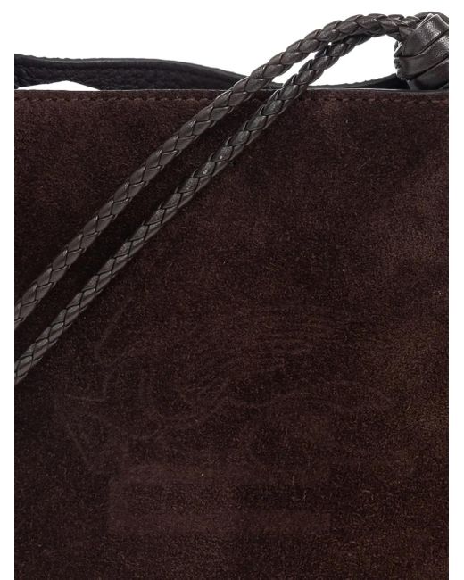 Etro Black Suede Shoulder Bag