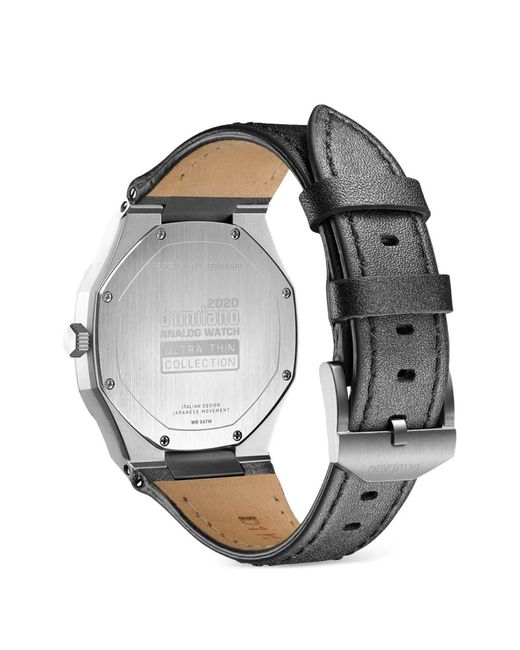 D1 Milano Gray Ultra Thin Mirror 34Mm Watch