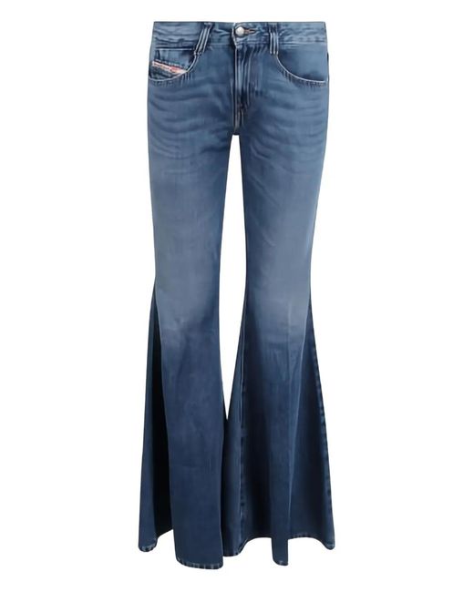 DIESEL Flared Jeans in het Blue