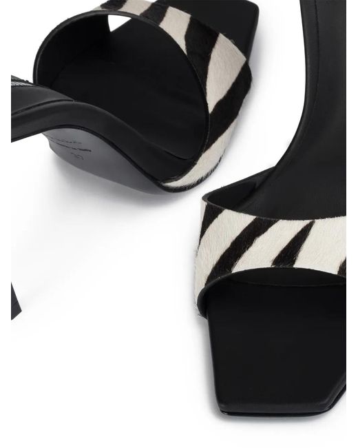 Le Silla Black Bella Heeled Sandals