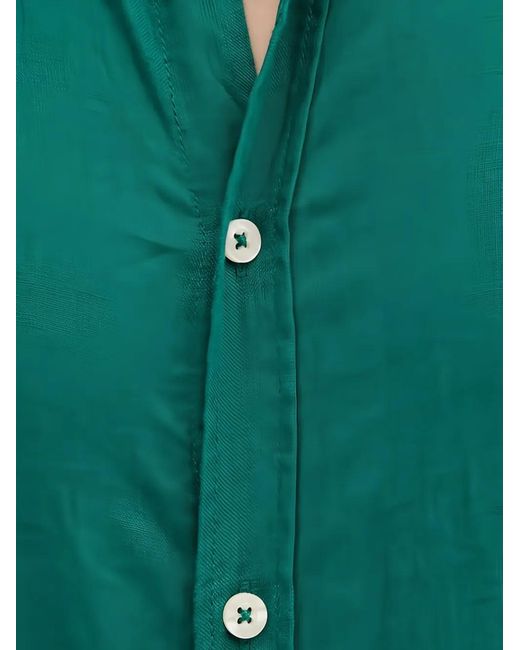 Benetton Green Buttoned Shirt for men
