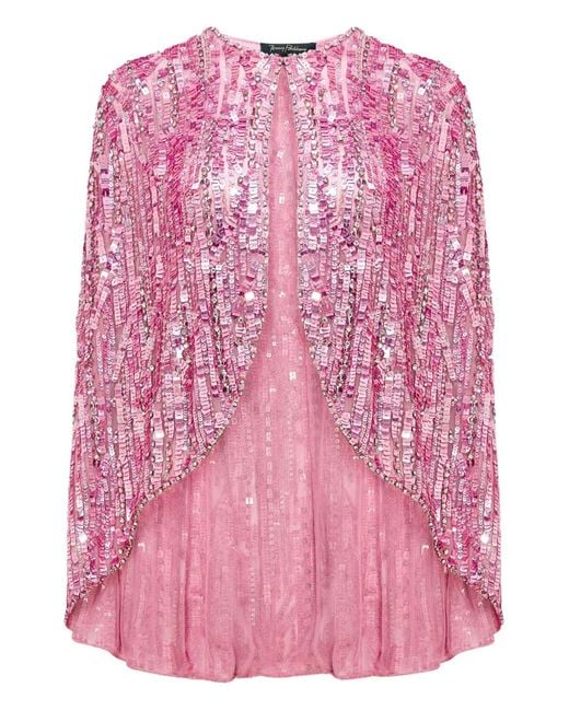Jenny Packham Pink Vulsa Cape
