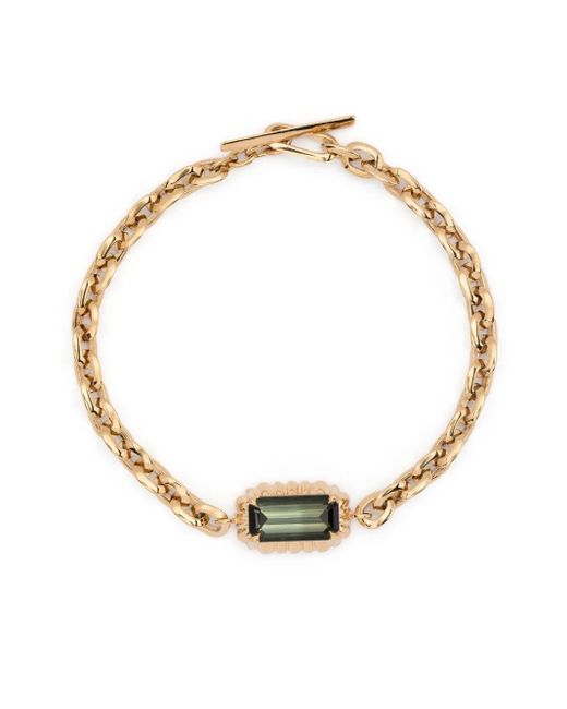 Lizzie Mandler Metallic 18Kt Fluted Pendant Necklace