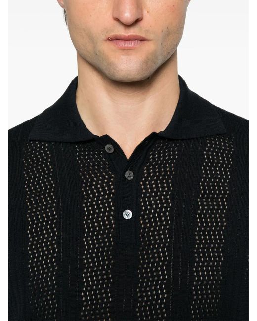 Drumohr Men's Cotton Polo Black main image 1