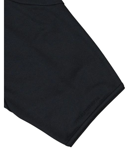 Vetements Black Trademark Football V-Neck Panelled Jersey for men
