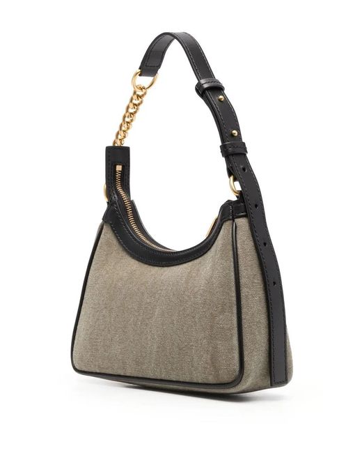 Balmain Gray B-Army 26 Shoulder Bag