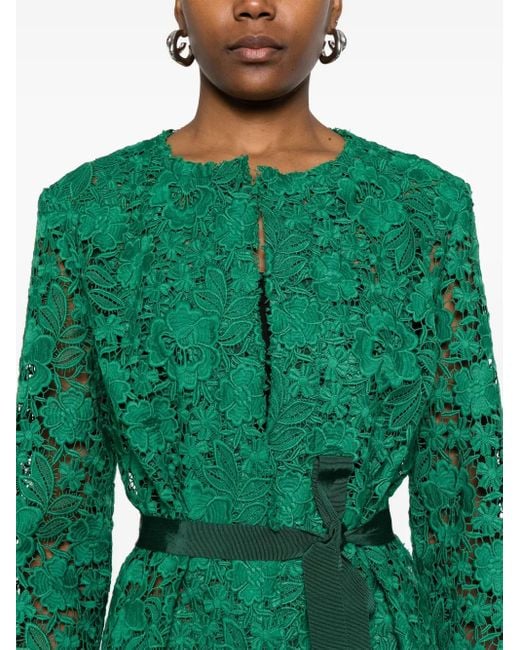 P.A.R.O.S.H. Green Lace Coat