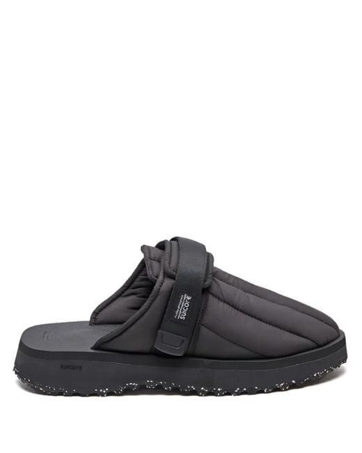 Suicoke Black Zavo-Shellab Slippers