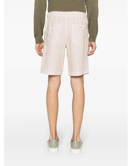 Zadig & Voltaire Linnen Shorts Met Trekkoord in het Natural voor heren