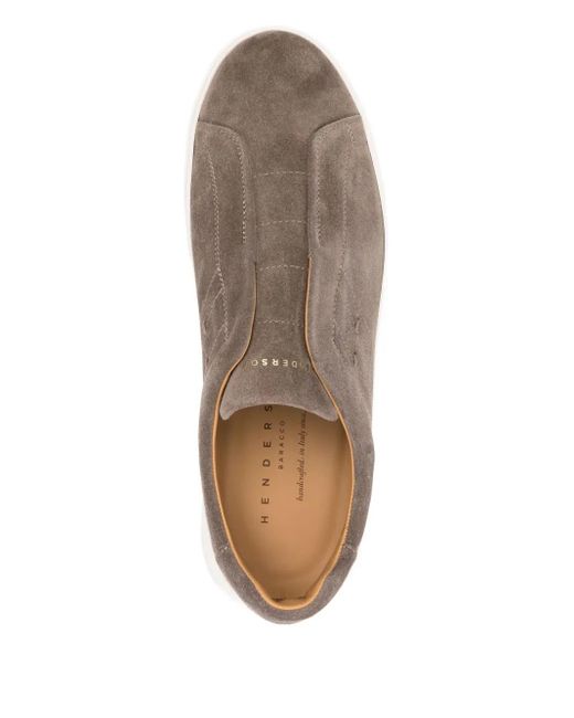 Henderson Brown Suede Sneakers for men