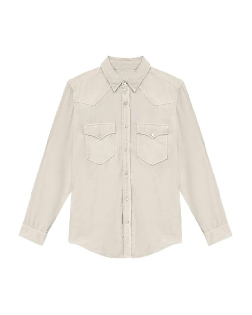 メンズ Isabel Marant Vasco シャツ White