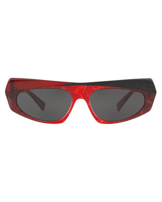 Alain Mikli Red 'Pose' Sonnenbrille