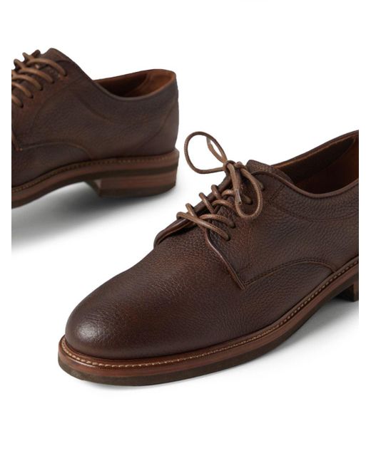 Brunello Cucinelli Derby-Schuhe mit Schnürung in Brown für Herren