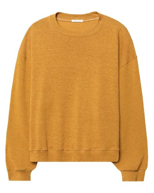 John Elliott Orange Vintage Melange Cotton Sweatshirt for men
