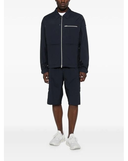 Moose Knuckles Black Topflight Shirt Jacket for men