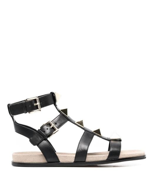 MICHAEL Michael Kors Black Studded Cage Sandals