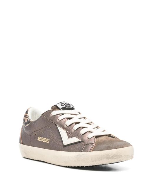 4b12 Brown Suprime Sneakers