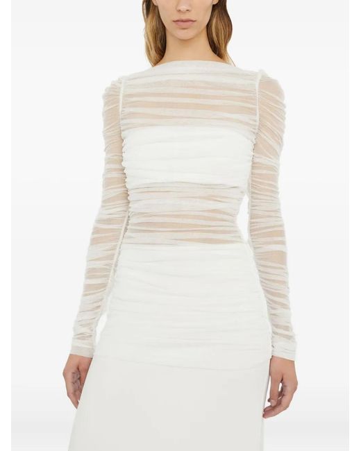 dress with mesh stomach Fondly Mesh Maxi Dress