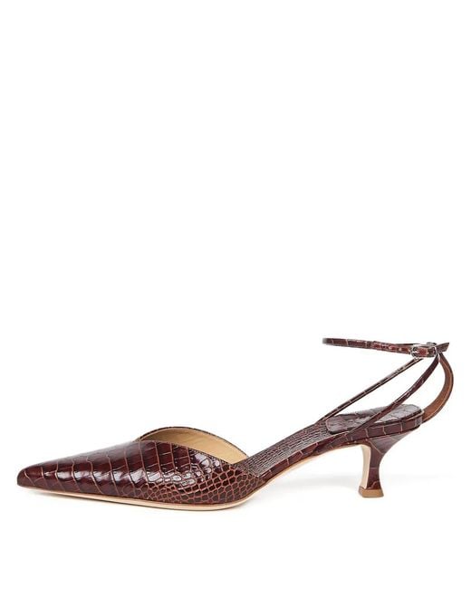 A.W.A.K.E. MODE Pink 50Mm Dina Coco Ankle-Strap Pumps