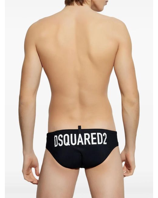 DSquared² Black Icon Swimming Trunks for men
