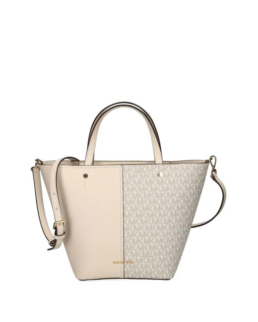 MICHAEL Michael Kors Natural Monogram Panel Tote Bag