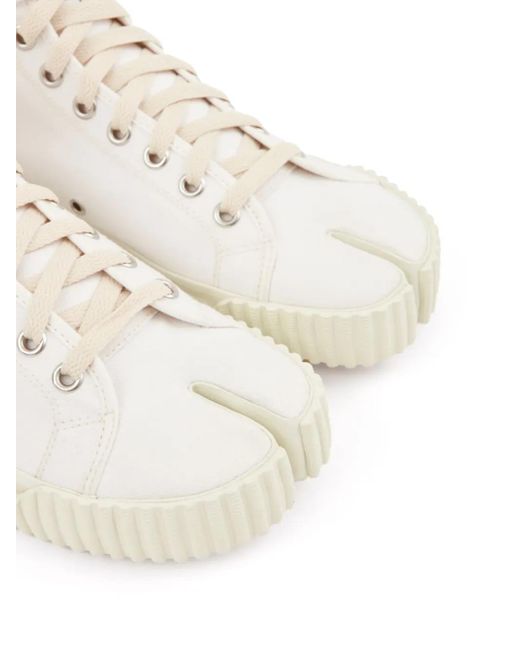 Maison Margiela White Tabi High-Top Sneakers