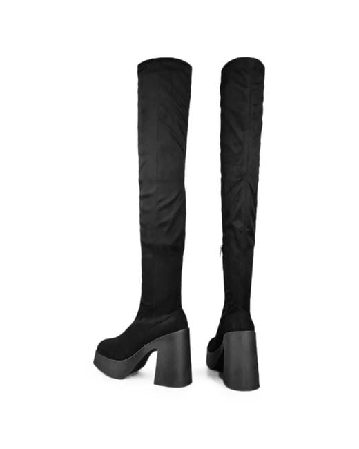 Altercore Black Daphne Platform Boots