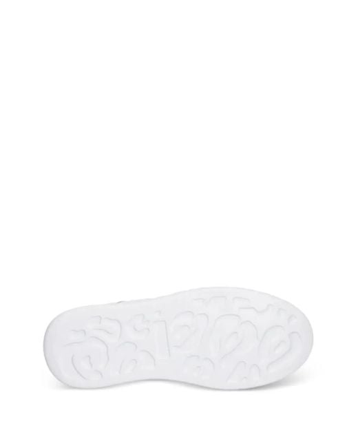 Just Cavalli White Rhinestone-Embellished Sneakers