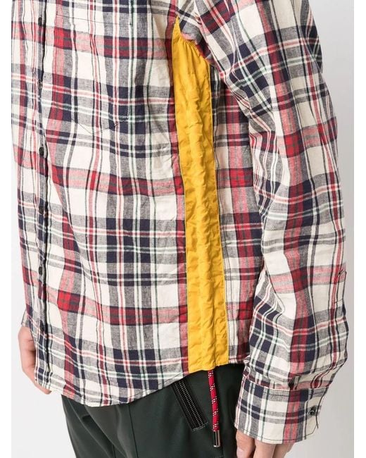 Camicia A Quadri di DSquared² in Red da Uomo