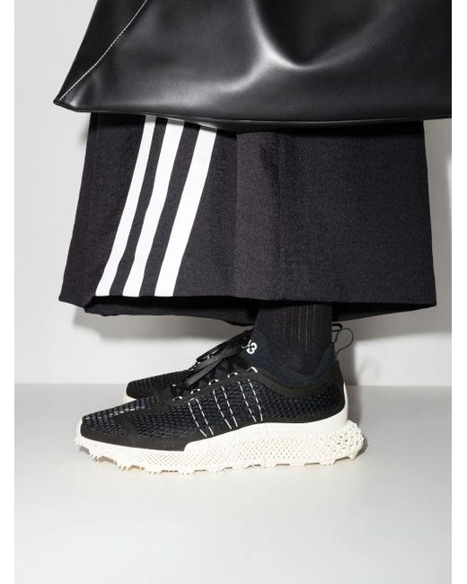 Y-3 Black Runner 4d Halo Sneakers for men