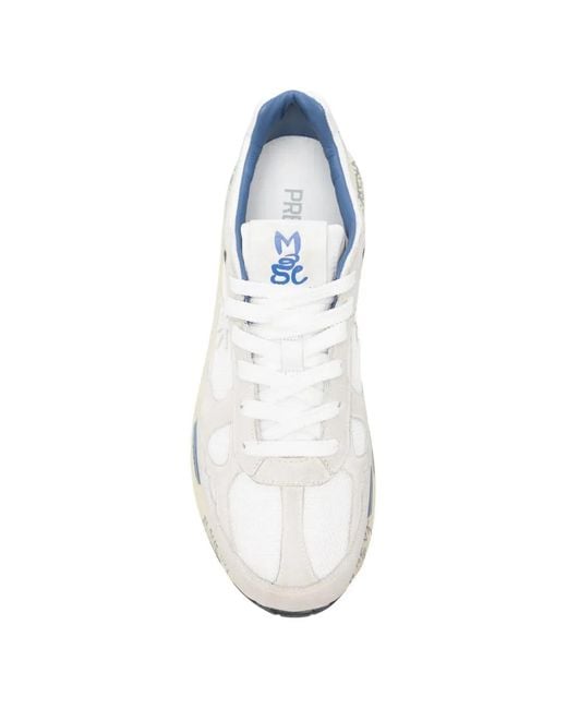 Premiata Mase Sneakers Mit Logo-Patch in White für Herren