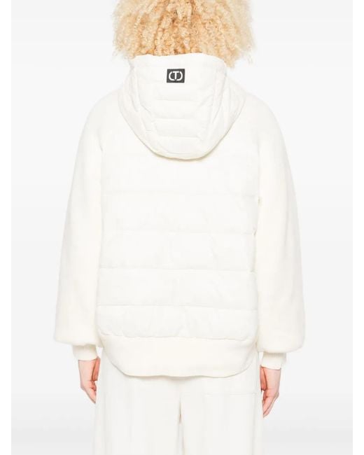 Twinset White Quilted Jacket