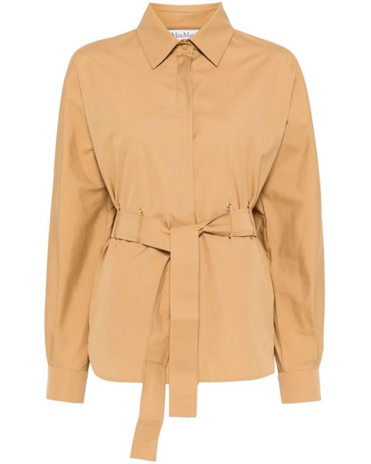 Max Mara Juglas シャツ Natural