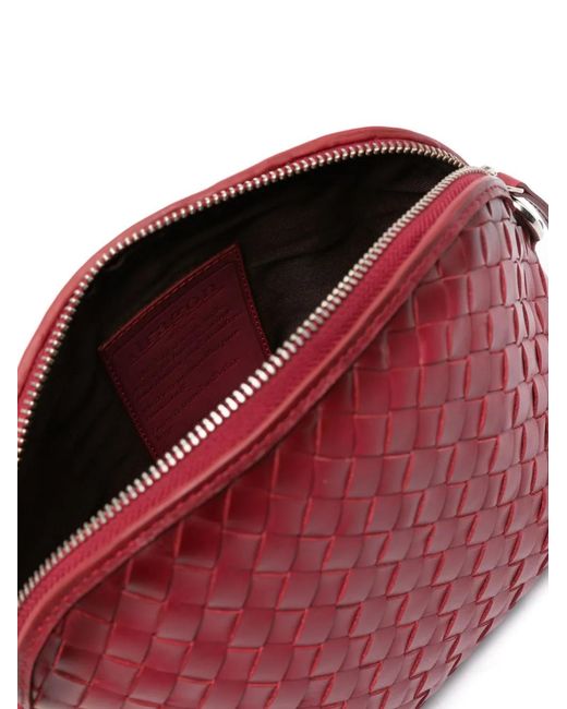 Dragon Diffusion Red Chunky Fellini Leather Shoulder Bag