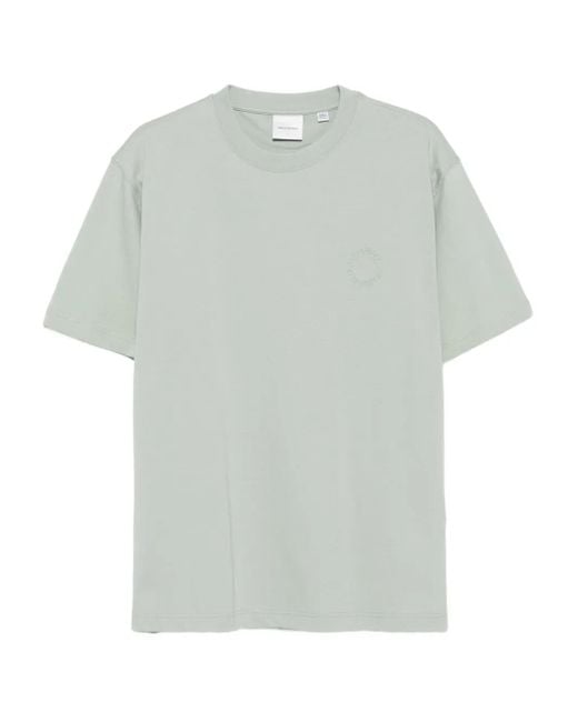 Daily Paper Gray Logo-Embroidered T-Shirt