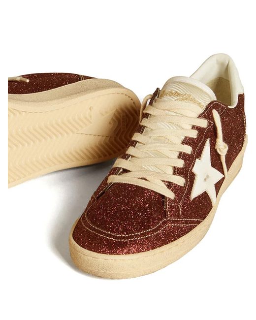 Golden Goose Deluxe Brand Brown Ball Star Sneakers