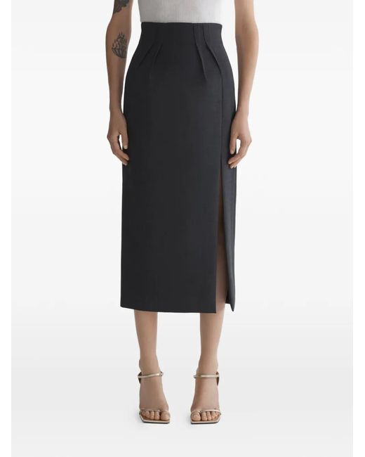 Mugler Black Pencil Skirt
