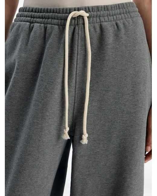 12 STOREEZ Gray Drawstring Track Pants