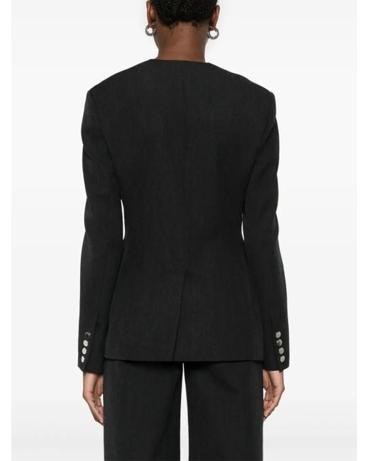 Nanushka Black Wool Blazer