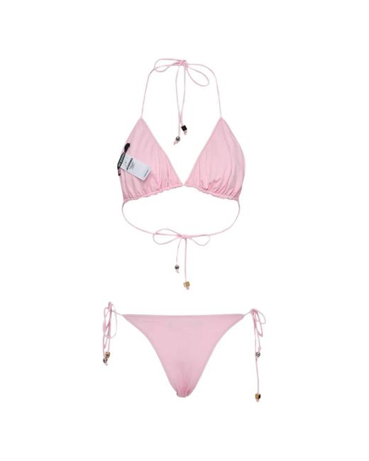 Jacquemus Pink Triangle Bikini Set