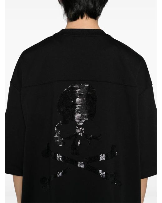 メンズ MASTERMIND WORLD Football Tシャツ Black