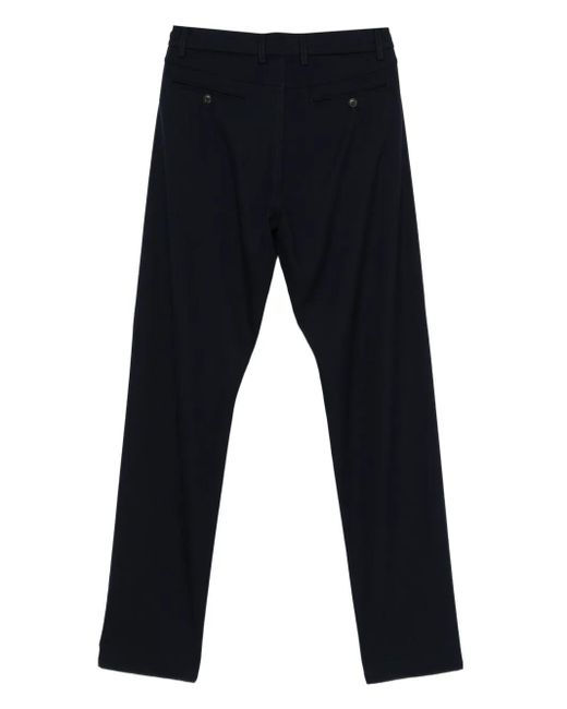 Canali Blue Drawstring-Fastening Trousers for men