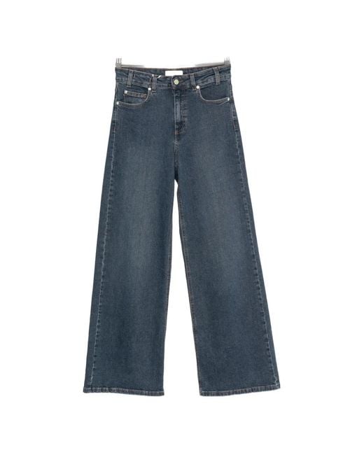 iBlues Blue Wide-Leg Jeans