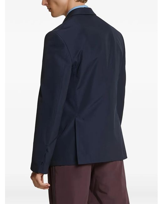 Ferragamo Blue Three-Button Blazer for men