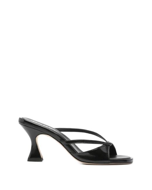 CAREL PARIS Black Athena Strappy Sandals
