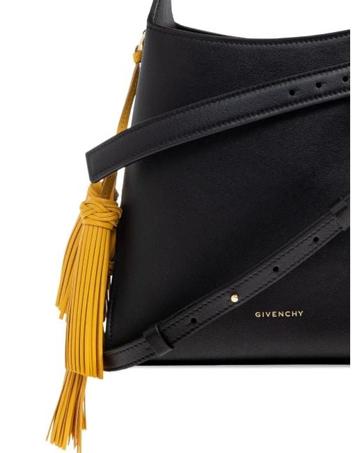 Givenchy Black Tassel-Embellished Leather Tote Bag